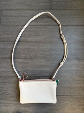 Matt & Nat Women’s Taupe Triplet Vegan Crossbody Bag